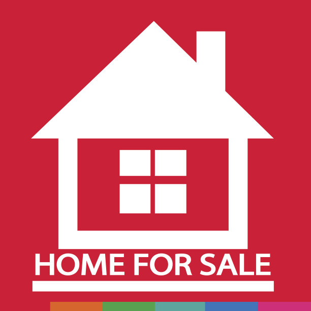 Home For Sale图标插图设计图片下载
