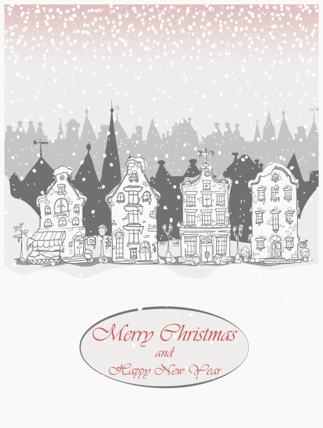 圣诞贺卡设计图片下载