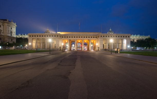 维也纳burtor门概况图片下载