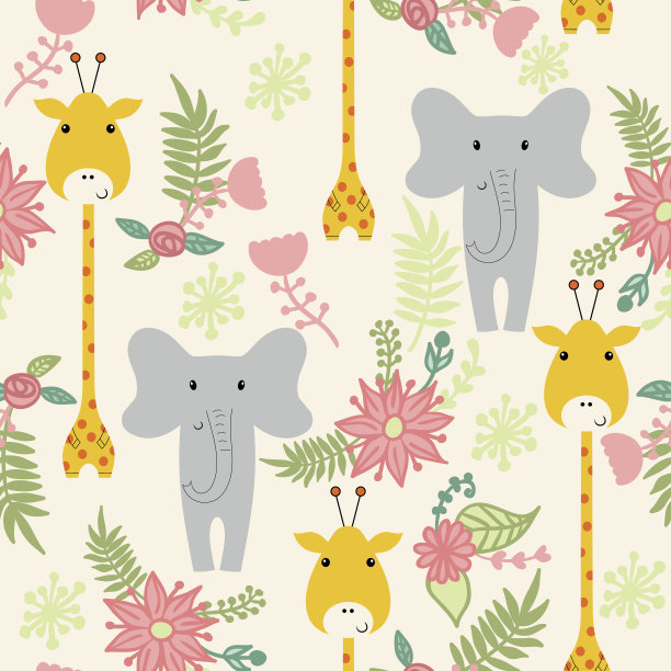 向量无缝模式素材图片