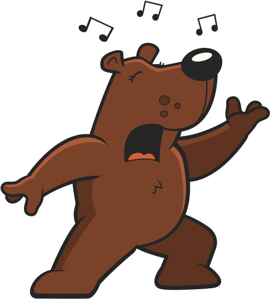 熊唱歌图片下载