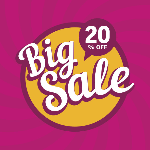 20%的大销售。向量的背景。图片下载