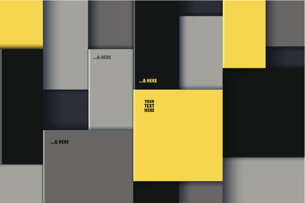 矢量彩色盒背景图片下载