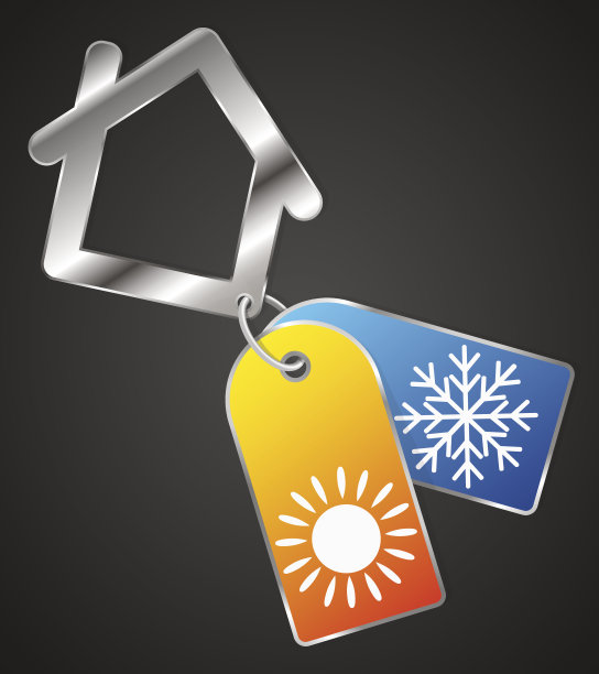 冷热在房子里的象征图片下载