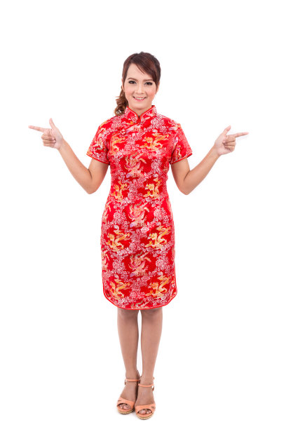 亚洲华人女孩用繁体中文打招呼图片下载