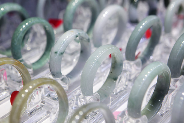 玉手镯的背景。图片下载