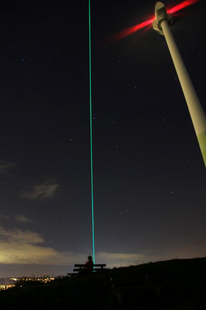 激光在晚上图片下载