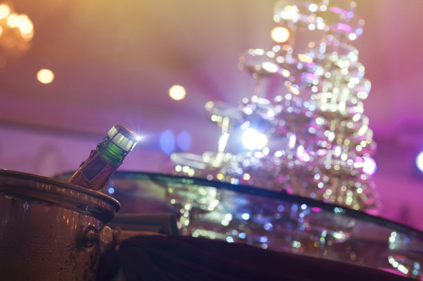 香槟酒杯的婚礼图片下载