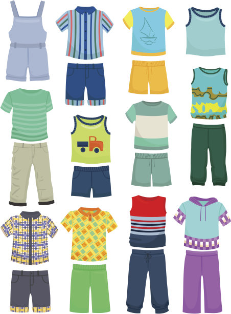 小男孩的夏装图片下载
