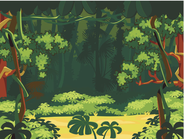 奇异的热带森林图片下载