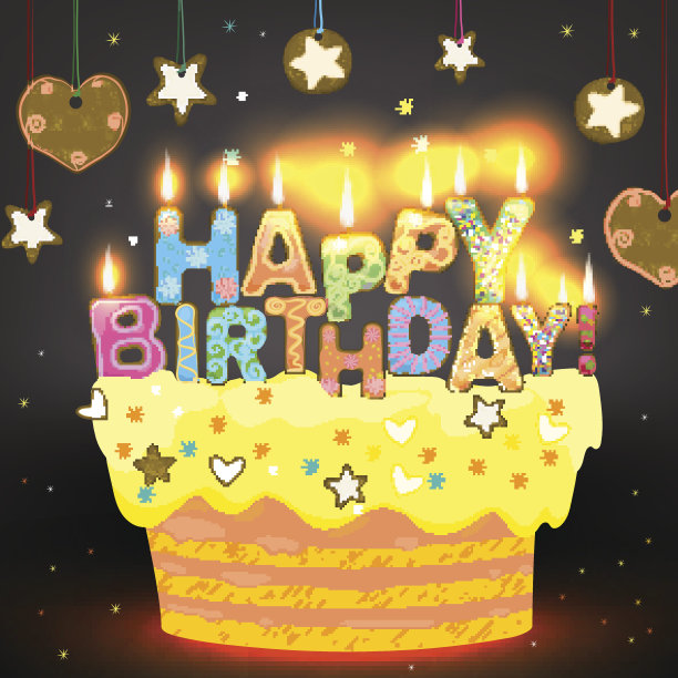 甜蜜生日蛋糕图片下载