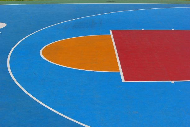 篮球场的中心线。图片下载