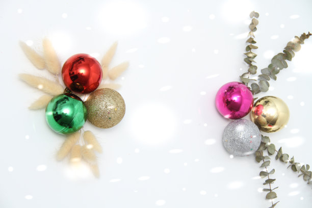 圣诞装饰品和礼物图片下载