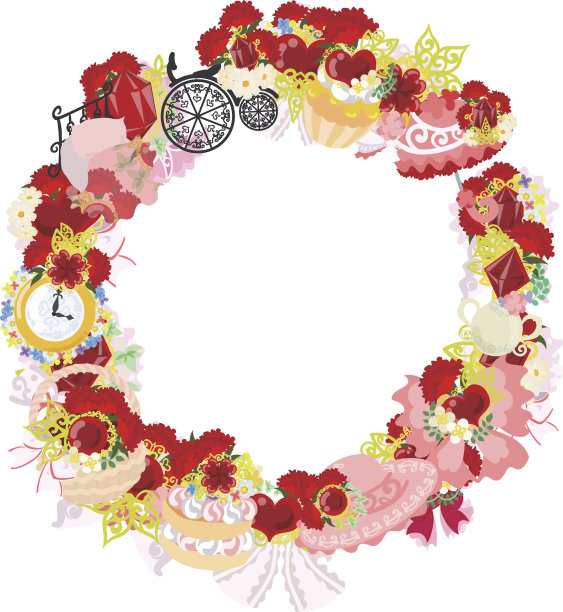 康乃馨花环图片下载