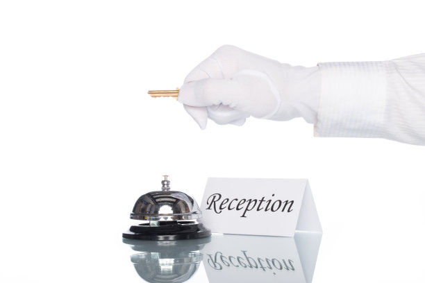 酒店服务台和服务铃图片下载