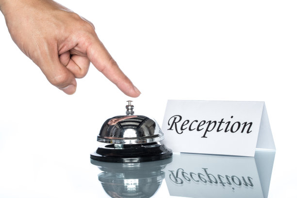 酒店服务台和服务铃图片下载