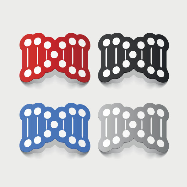 纸贴纸:用于生物或化学的分子和DNA图片下载