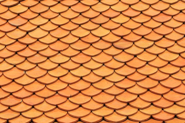 泰国寺庙屋顶瓦图片下载