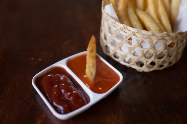 热炸薯条图片下载