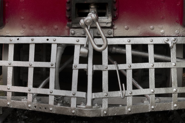 老式蒸汽火车火车头，印度新德里图片下载