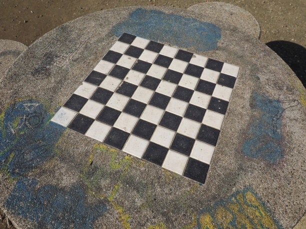 国际象棋或跳棋游戏的棋盘图片下载