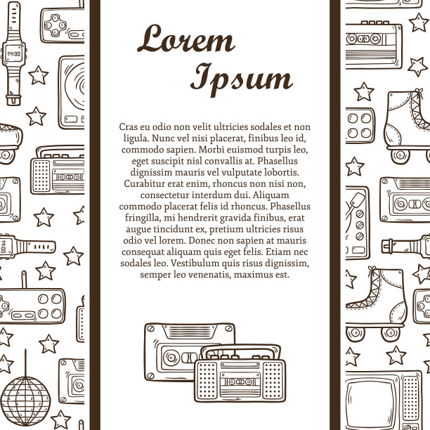 复古80年代的概念图片下载