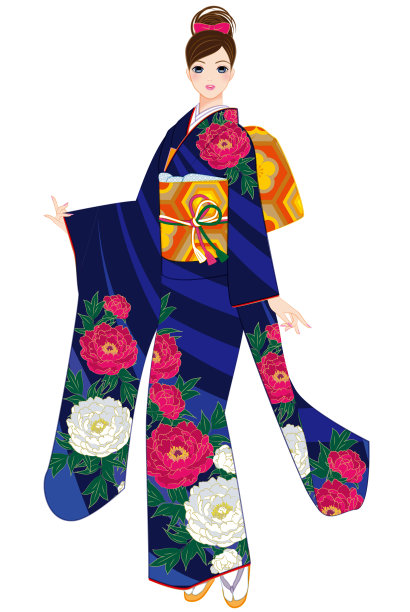 衣服，和服，日本，女人图片下载