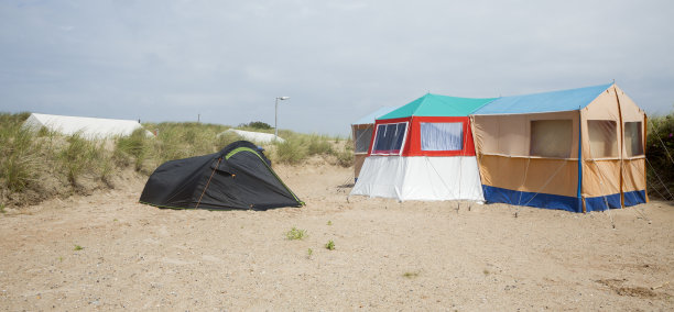 海尔戈兰-沙丘岛露营(德国)图片下载