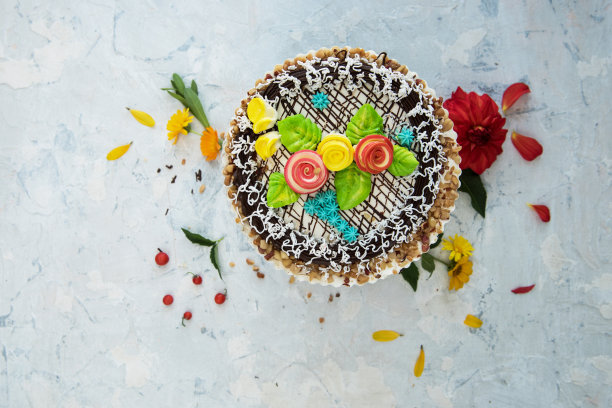 美味的蛋糕组成图片下载