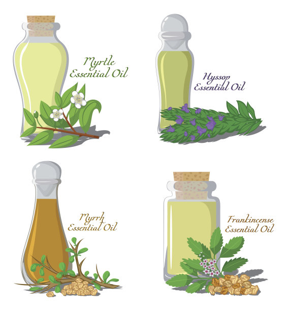 精油的插图。第3部分图片下载