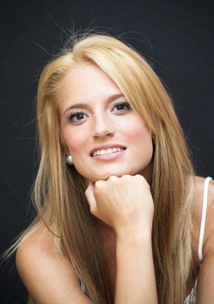 美丽的金发女人图片下载