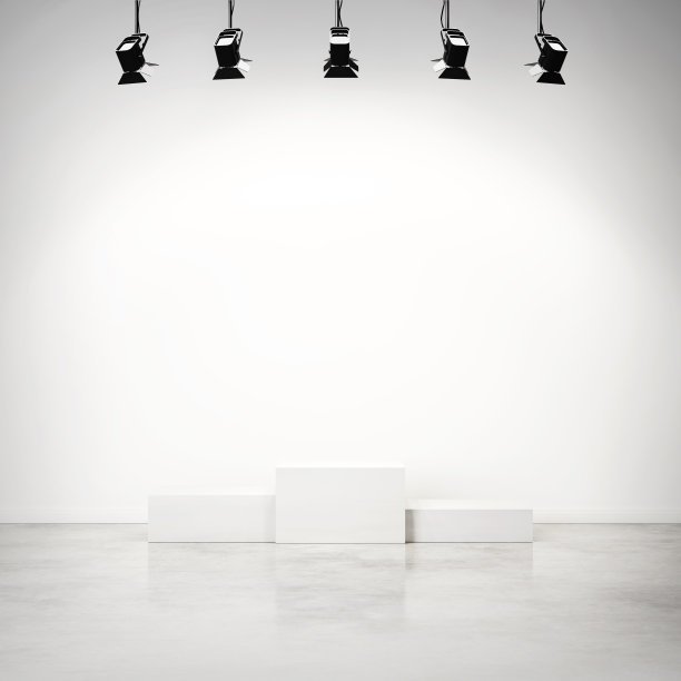 工作室内部有白色裙房图片下载