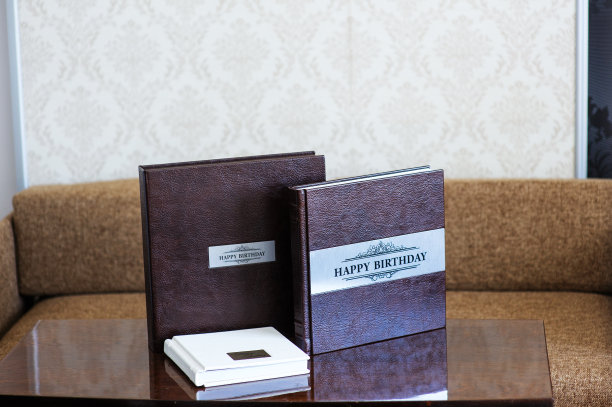 皮革手工制作的相册,图片下载