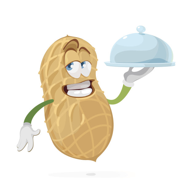 有趣的卡通人物花生插图图片下载