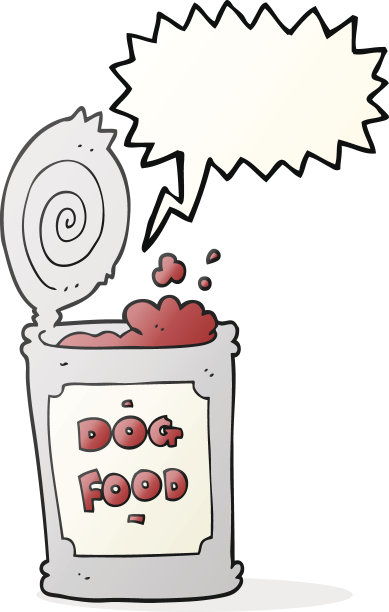 语音泡泡卡通狗粮图片下载