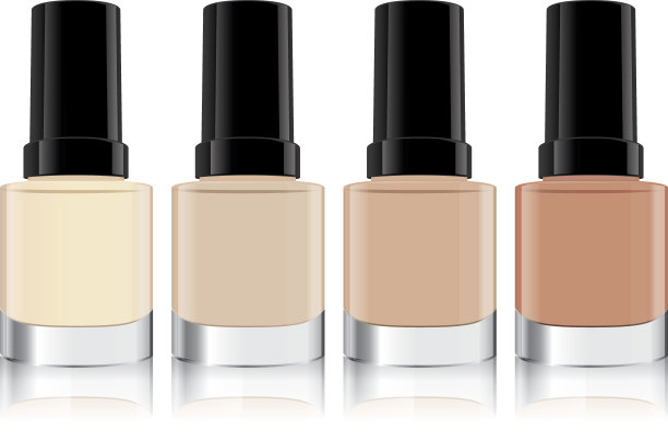 裸色组指甲油瓶图片下载