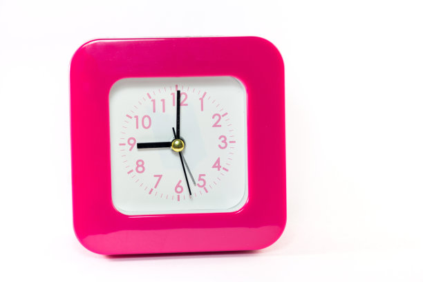 粉红色钟图片下载