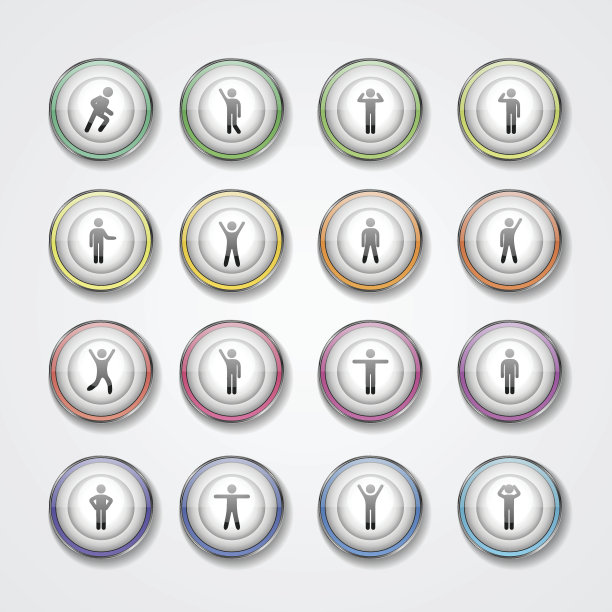 集会的人的剪影简笔画图片下载