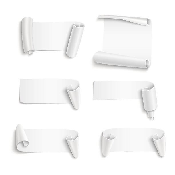 一套白纸贴纸图片下载