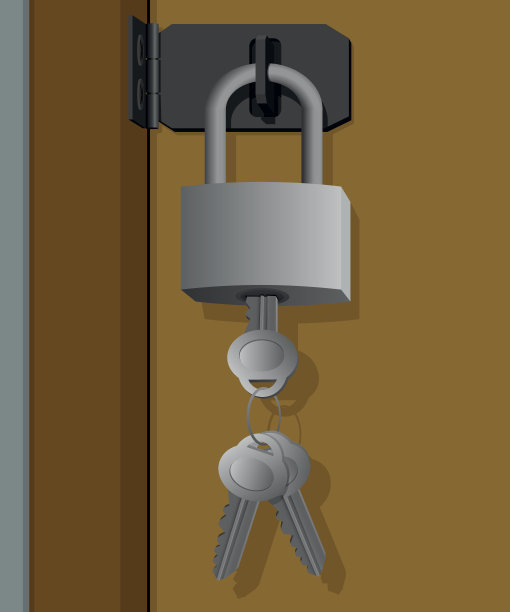 把钥匙留在锁孔里图片下载