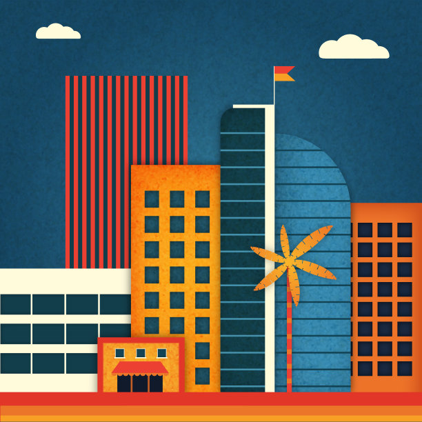 丰富多彩的城市图片下载