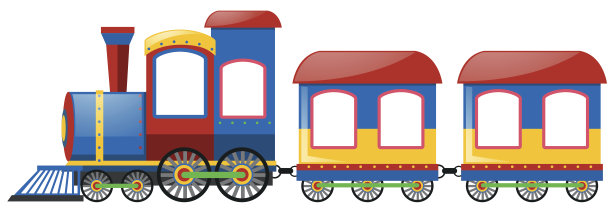 有两个转向架的火车图片下载