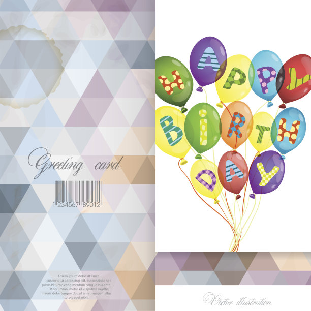 贺卡设计，模板图片下载