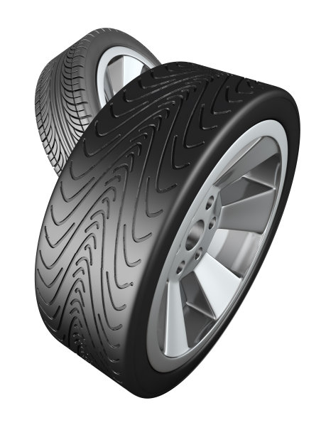 高科技无气车轮图片下载