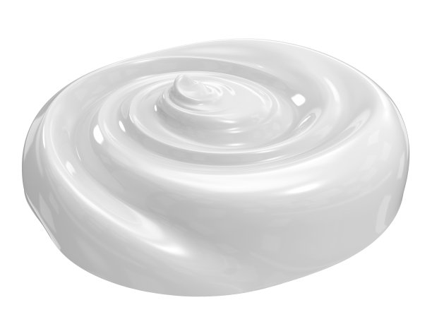 白色化妆品膏素材图片