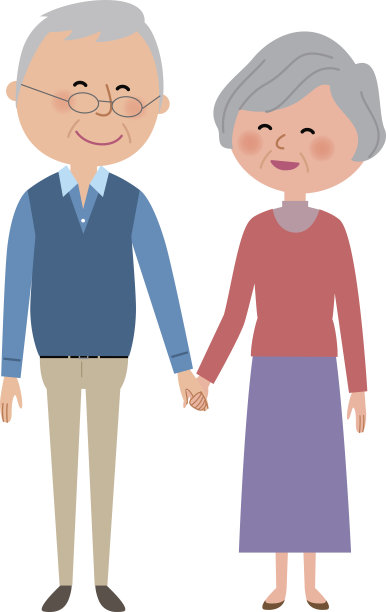 老夫妇素材图片