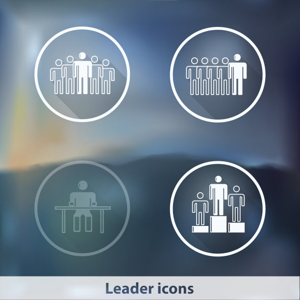 透明发光的幽灵领袖图标图片下载