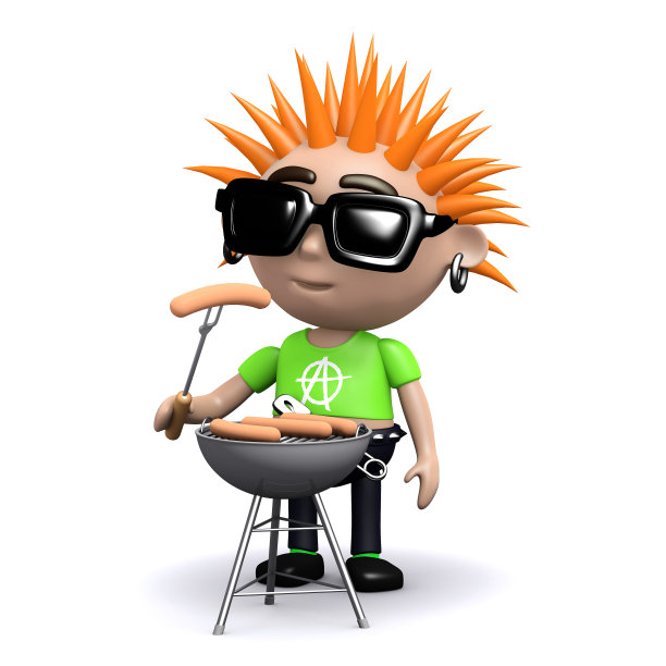 3 d朋克烧烤图片下载