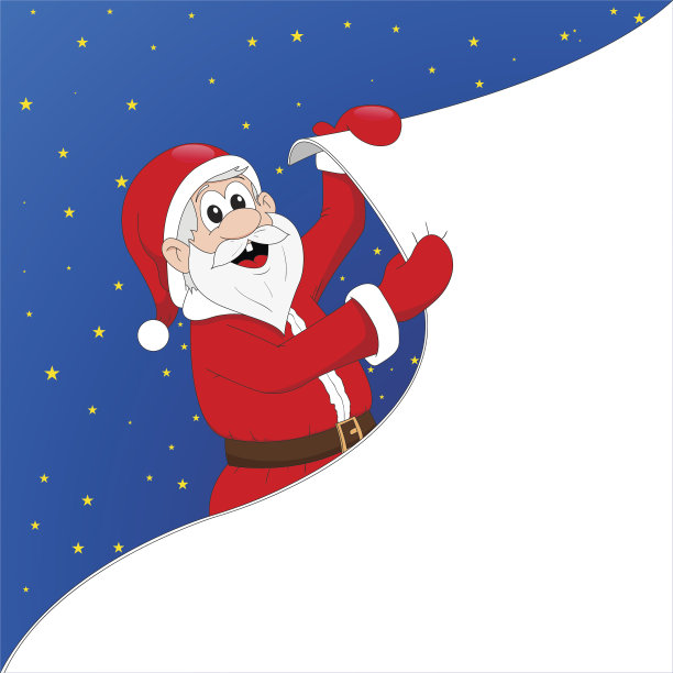 圣诞老人的页面图片下载