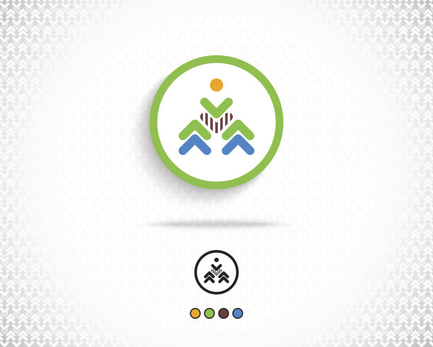 抽象矢量标志设计模板图片下载